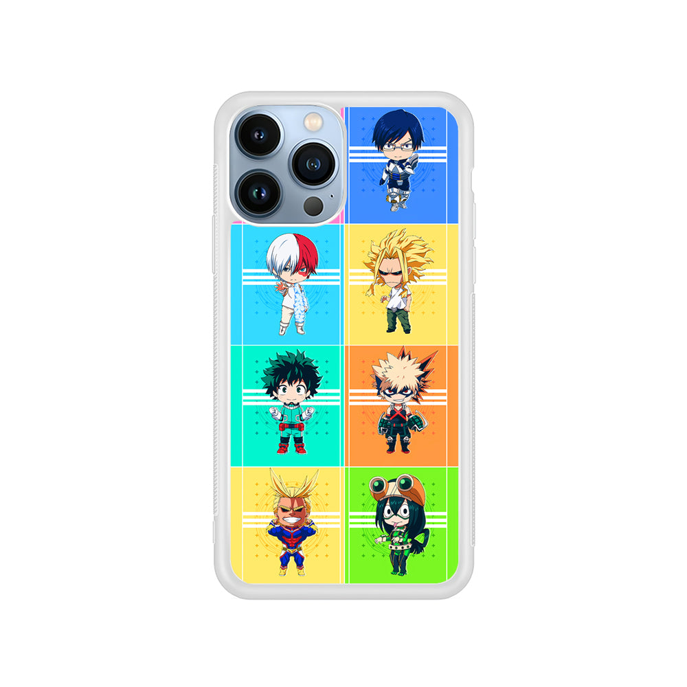 My Hero Academia Characters Chibi iPhone 15 Pro Case