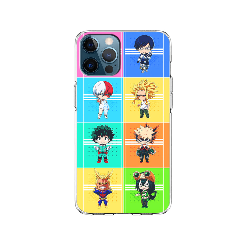 My Hero Academia Characters Chibi iPhone 15 Pro Case