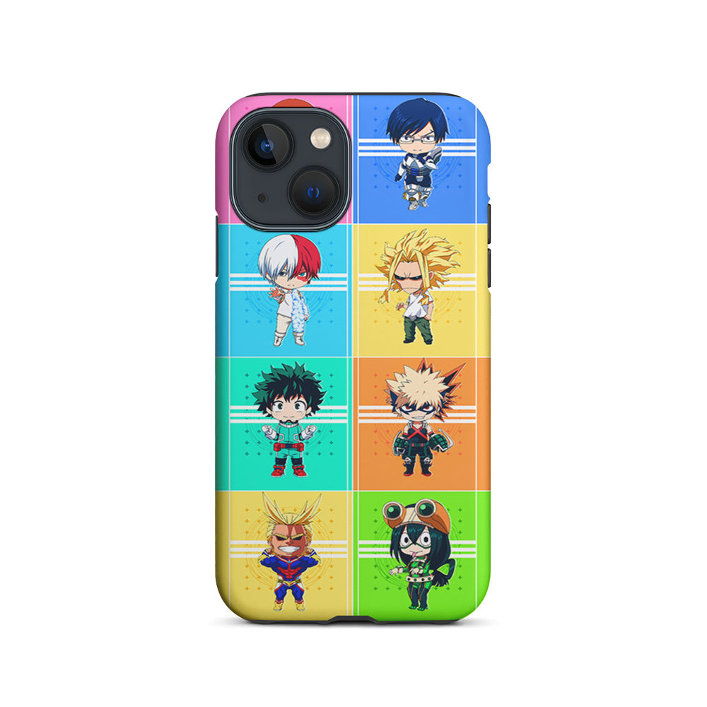 My Hero Academia Characters Chibi iPhone 15 Plus Case