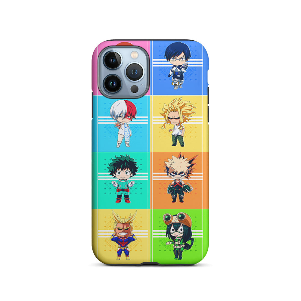 My Hero Academia Characters Chibi iPhone 15 Pro Case