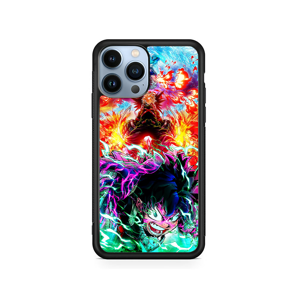 My Hero Academia Izuku and Friends iPhone 15 Pro Case