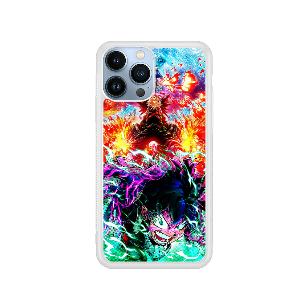 My Hero Academia Izuku and Friends iPhone 15 Pro Case