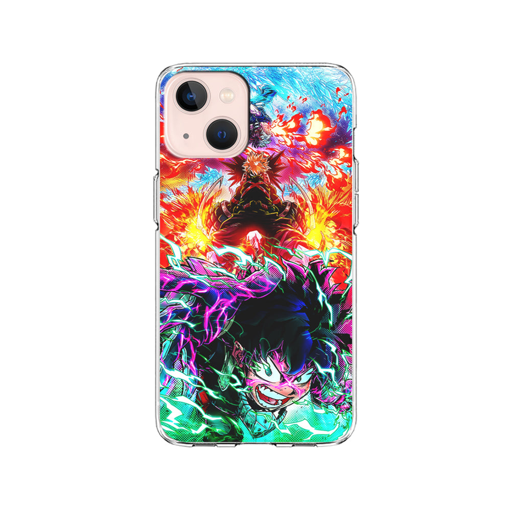 My Hero Academia Izuku and Friends iPhone 15 Plus Case