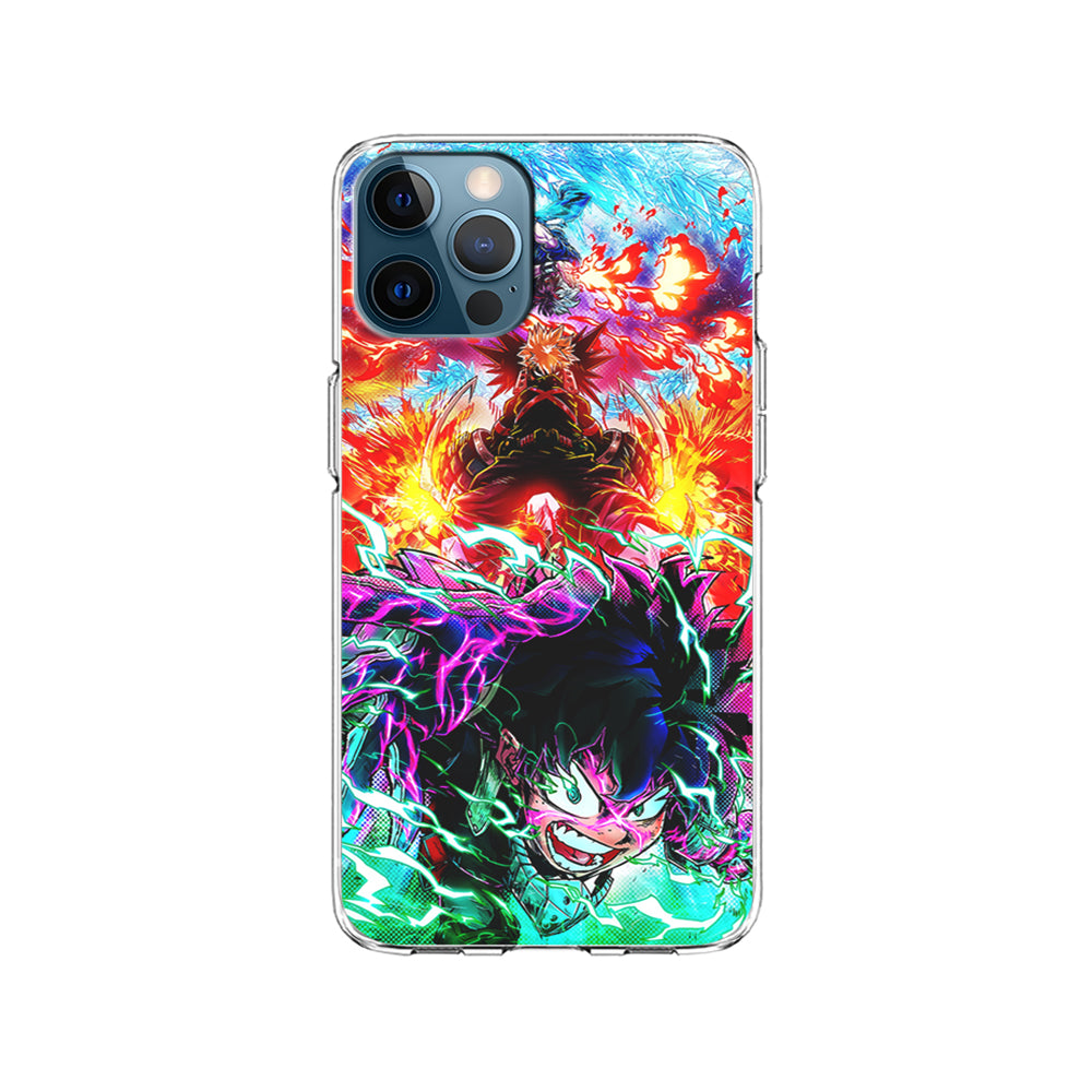 My Hero Academia Izuku and Friends iPhone 15 Pro Case