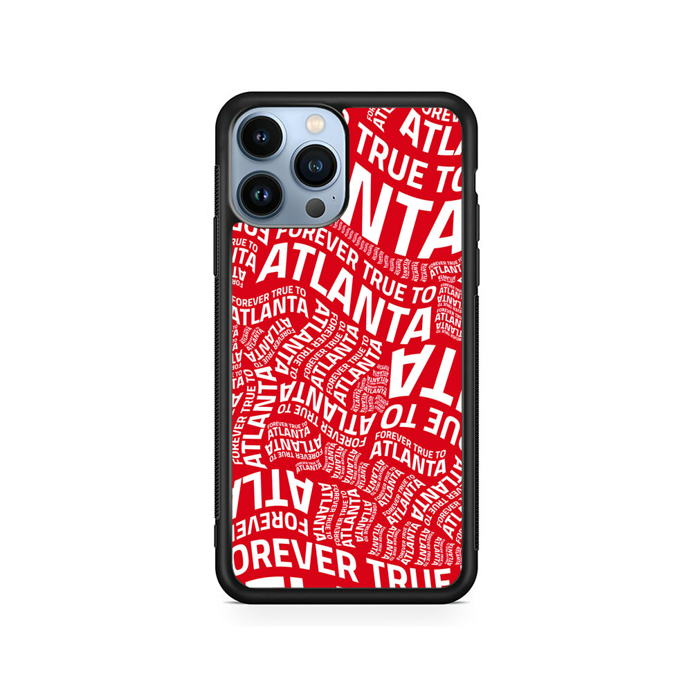 NBA Atlanta Hawks Word iPhone 14 Pro Case