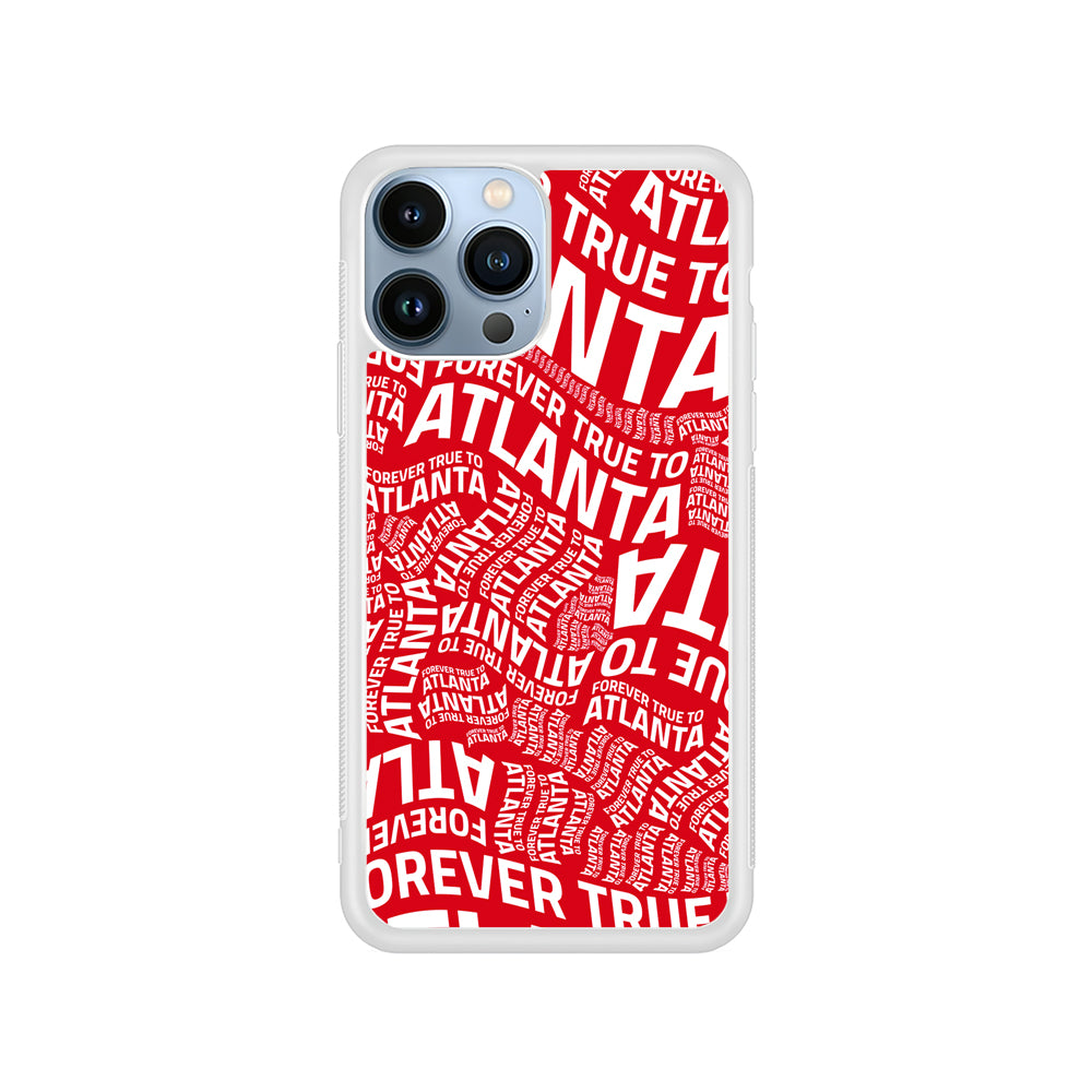 NBA Atlanta Hawks Word iPhone 14 Pro Case