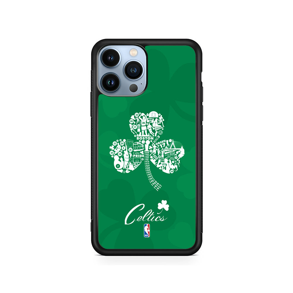 NBA Boston Celtics Logo iPhone 15 Pro Case