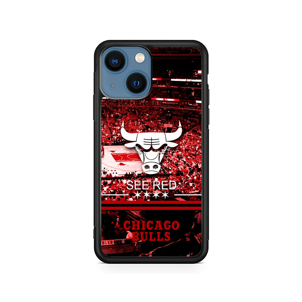 NBA Chicago Bulls See Red iPhone 15 Plus Case