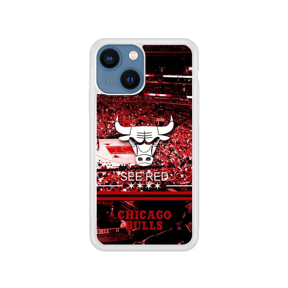 NBA Chicago Bulls See Red iPhone 15 Plus Case