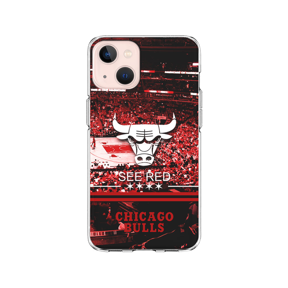 NBA Chicago Bulls See Red iPhone 15 Plus Case