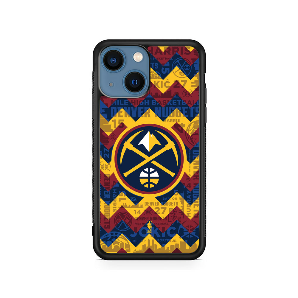 NBA Denver Nuggets Chevron iPhone 15 Plus Case