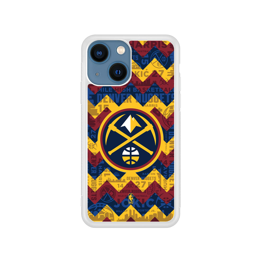 NBA Denver Nuggets Chevron iPhone 15 Plus Case