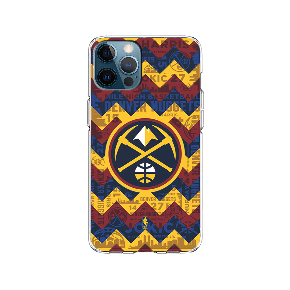 NBA Denver Nuggets Chevron iPhone 15 Pro Case