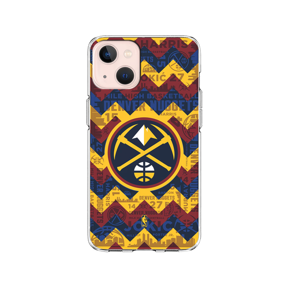 NBA Denver Nuggets Chevron iPhone 15 Plus Case