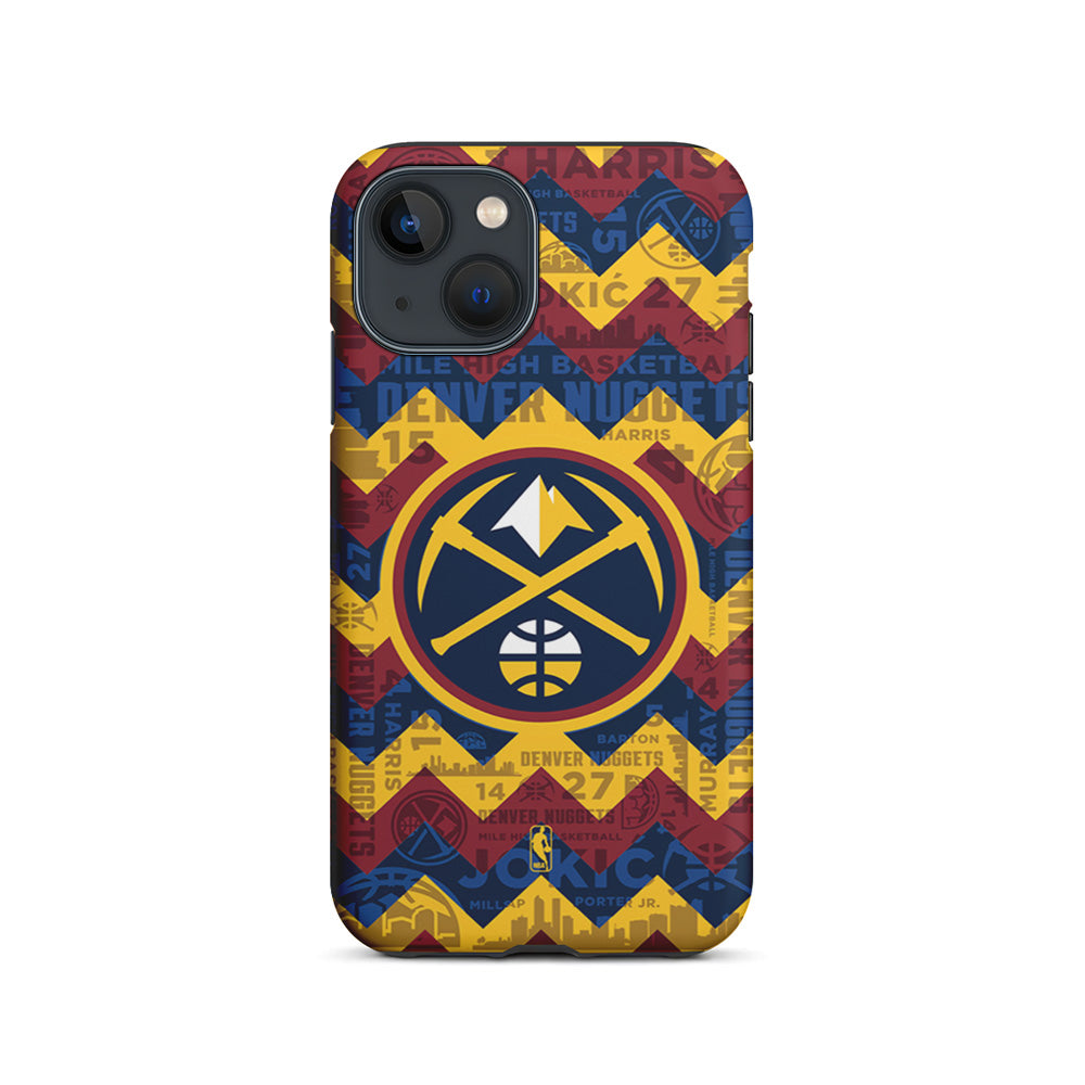 NBA Denver Nuggets Chevron iPhone 15 Plus Case