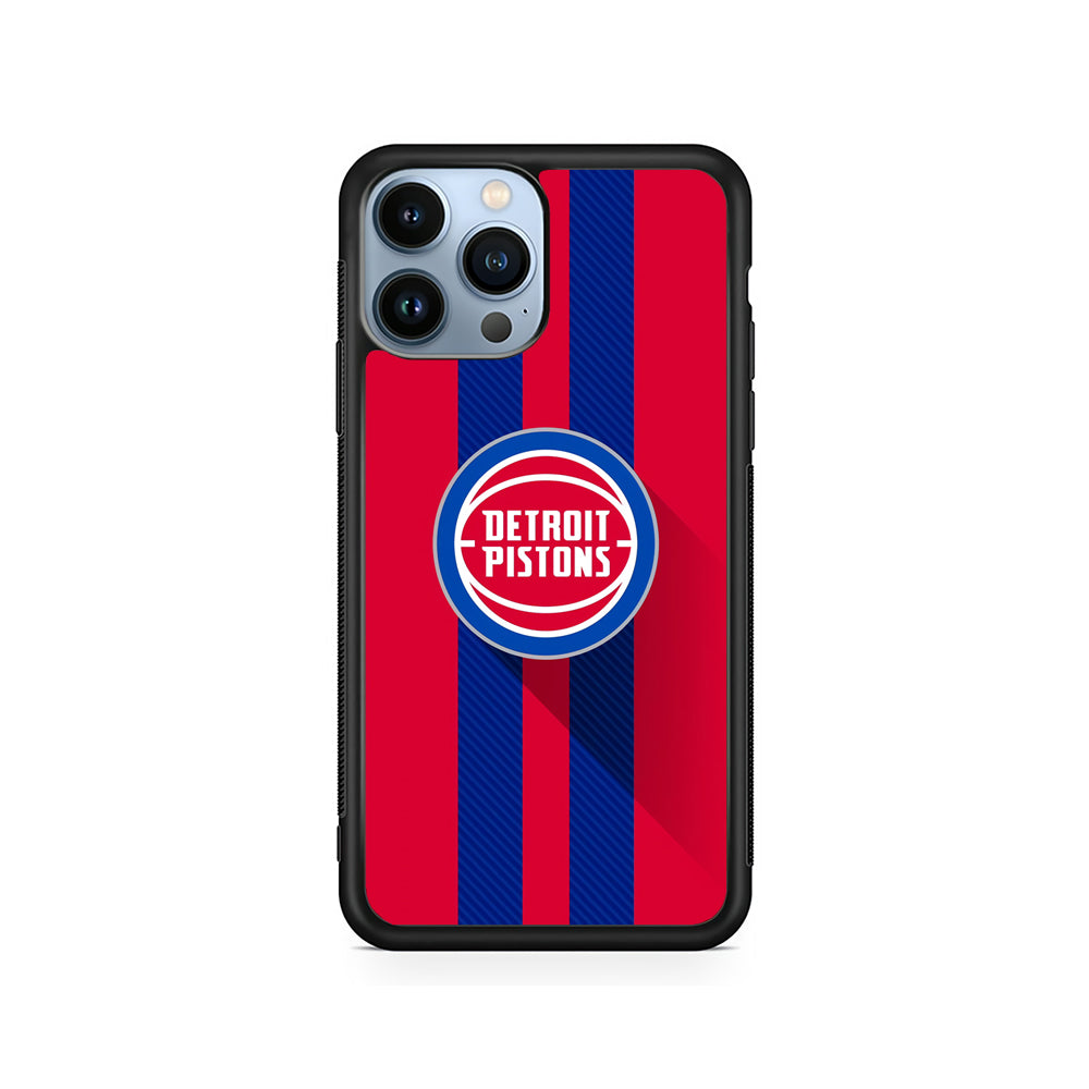 NBA Detroit Pistons Victory Ball iPhone 14 Pro Case