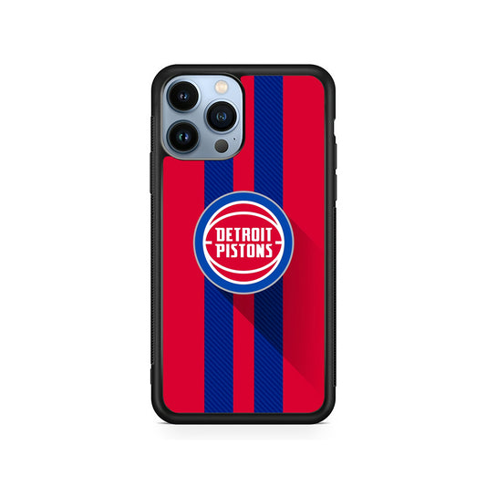 NBA Detroit Pistons Victory Ball iPhone 15 Pro Case