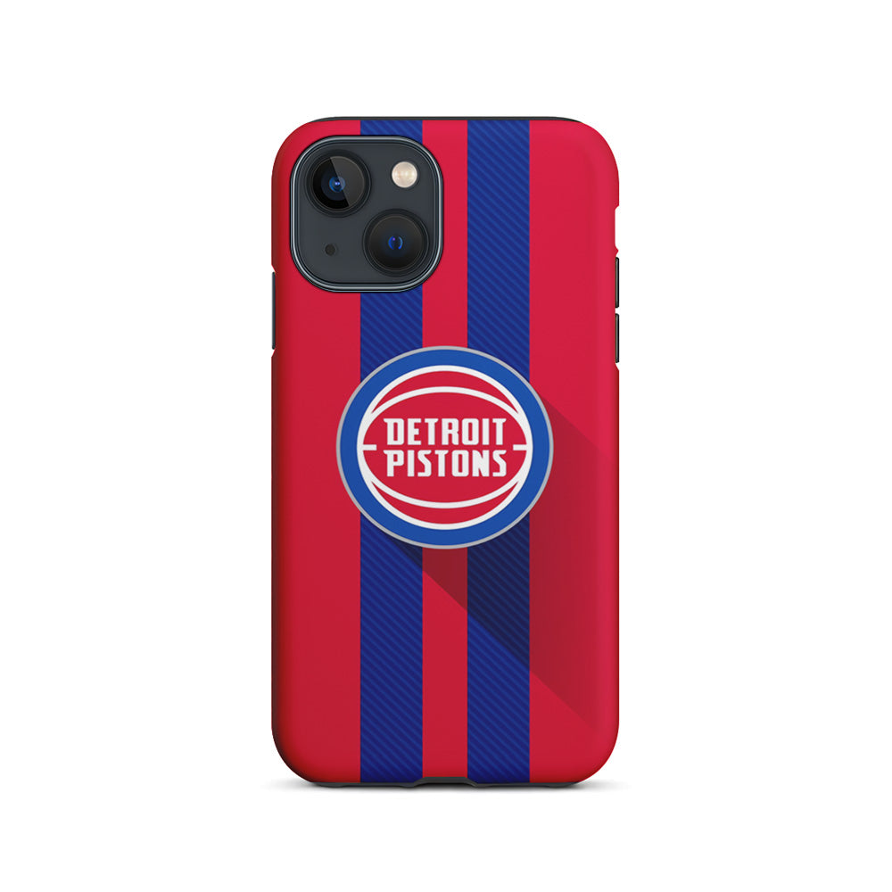 NBA Detroit Pistons Victory Ball iPhone 15 Plus Case