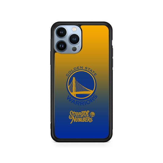 NBA Golden State Warriors Gradient iPhone 15 Pro Case