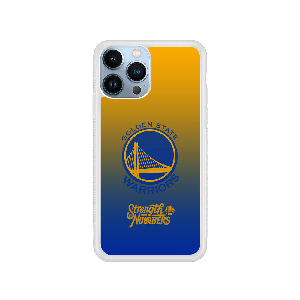 NBA Golden State Warriors Gradient iPhone 15 Pro Case