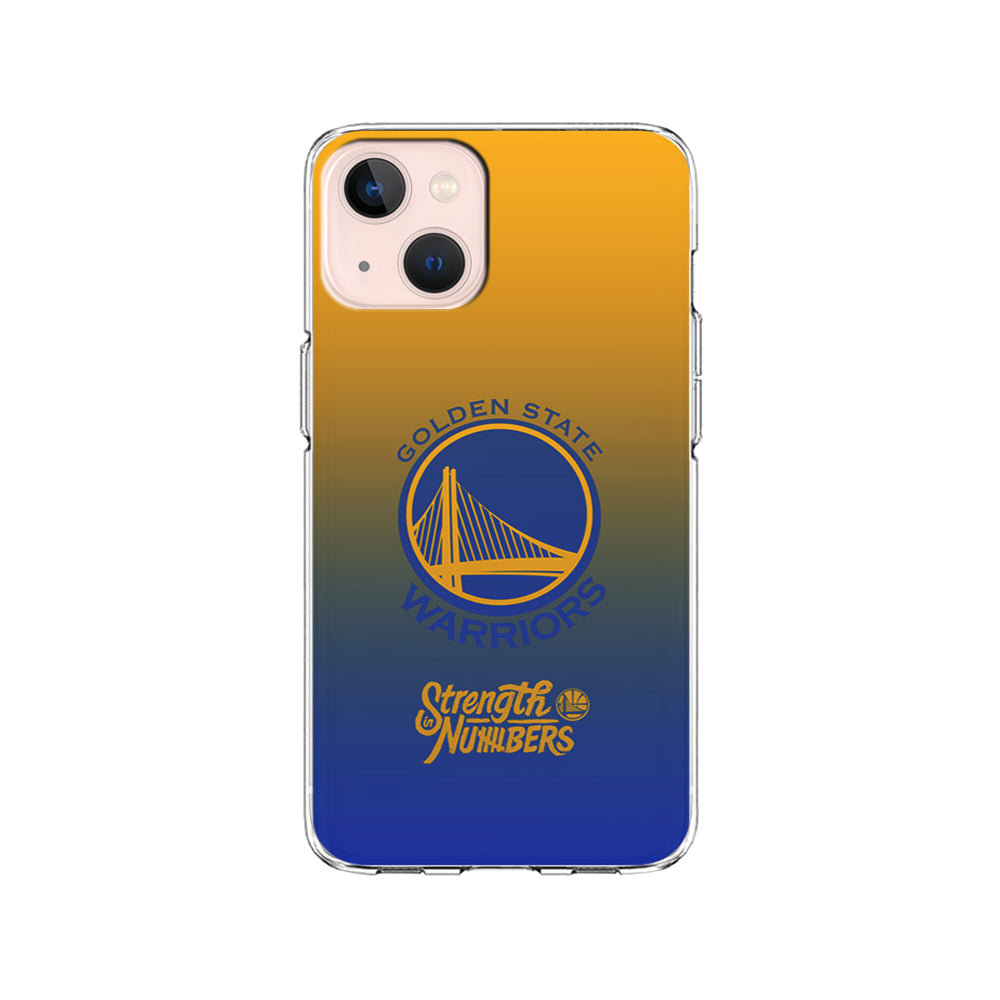 NBA Golden State Warriors Gradient iPhone 15 Plus Case