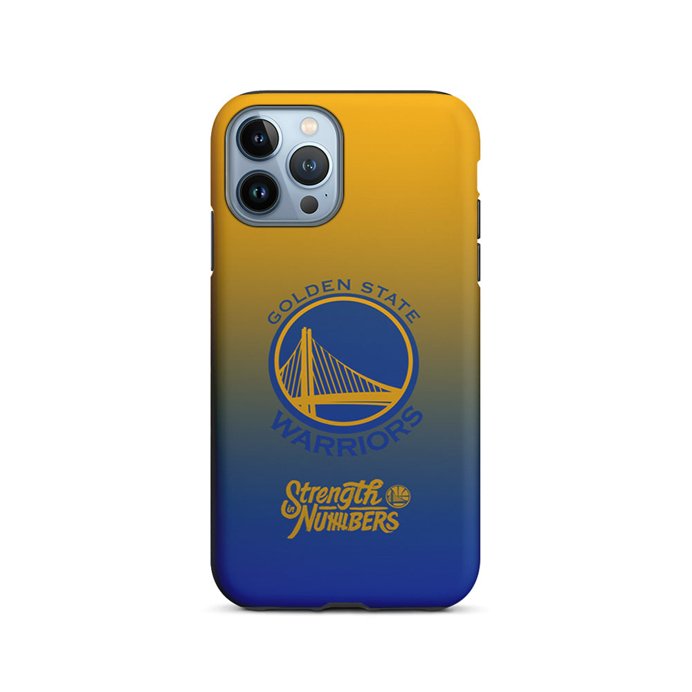 NBA Golden State Warriors Gradient iPhone 15 Pro Case