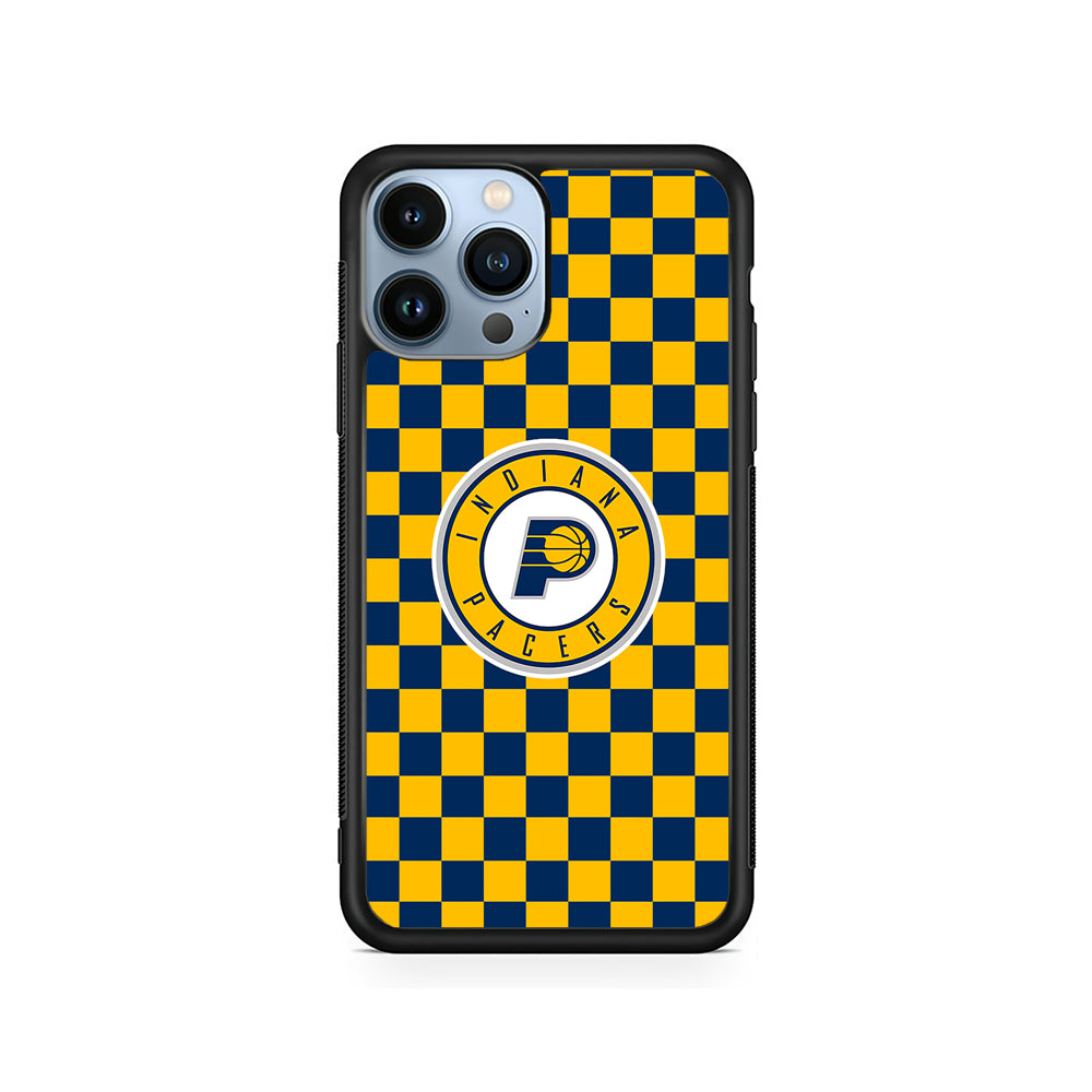 NBA Indiana Pacers Plaid iPhone 15 Pro Case