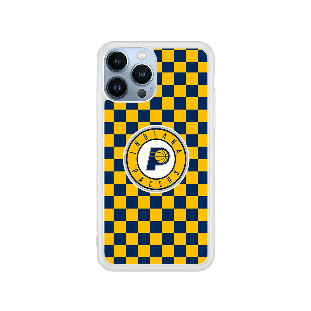 NBA Indiana Pacers Plaid iPhone 15 Pro Case