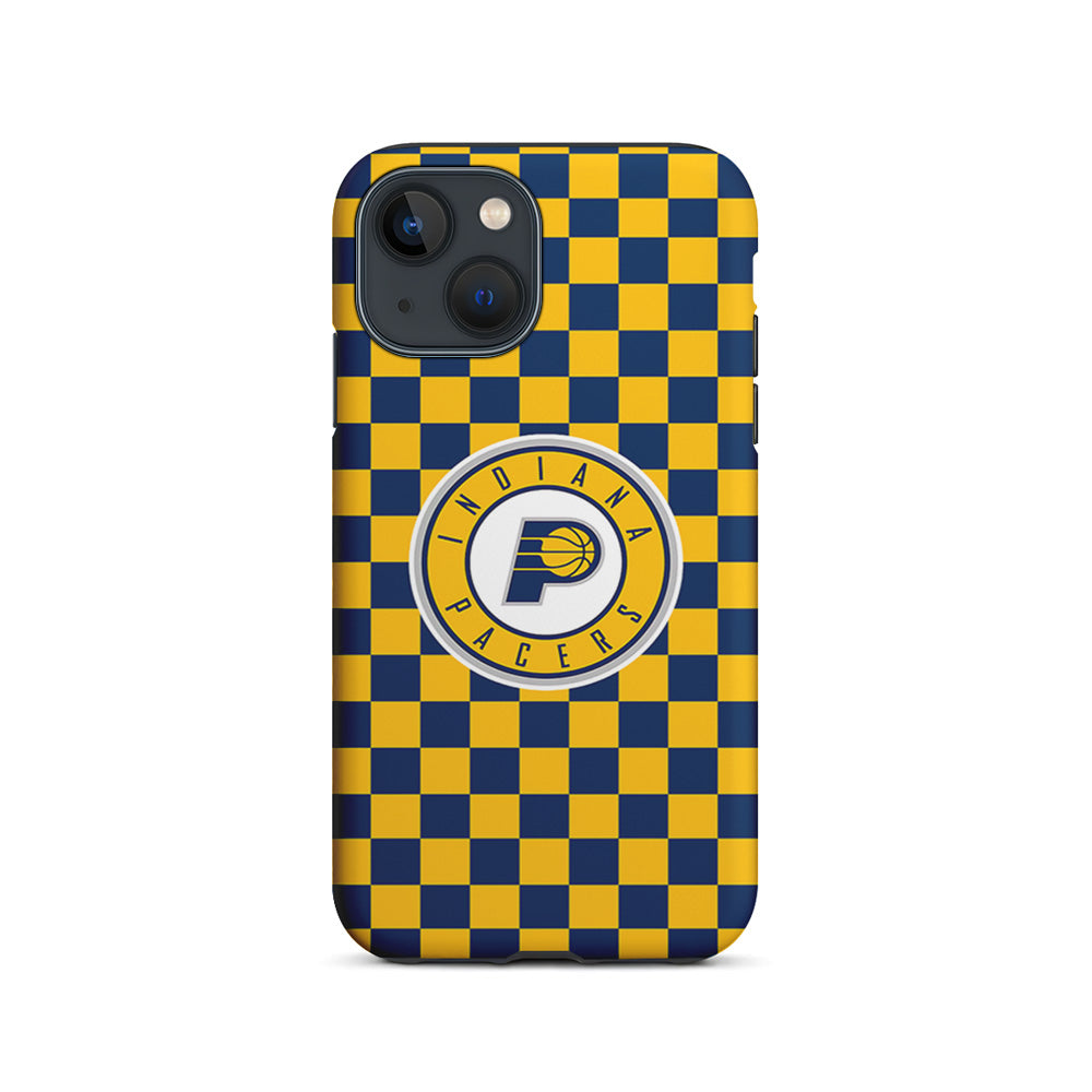 NBA Indiana Pacers Plaid iPhone 15 Plus Case