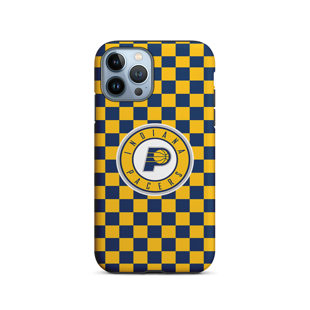 NBA Indiana Pacers Plaid iPhone 15 Pro Case