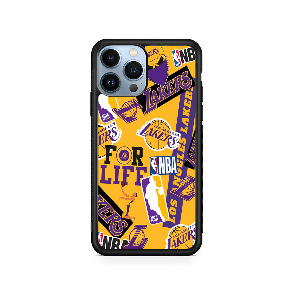 NBA Los Angeles Lakers Pride iPhone 14 Pro Case