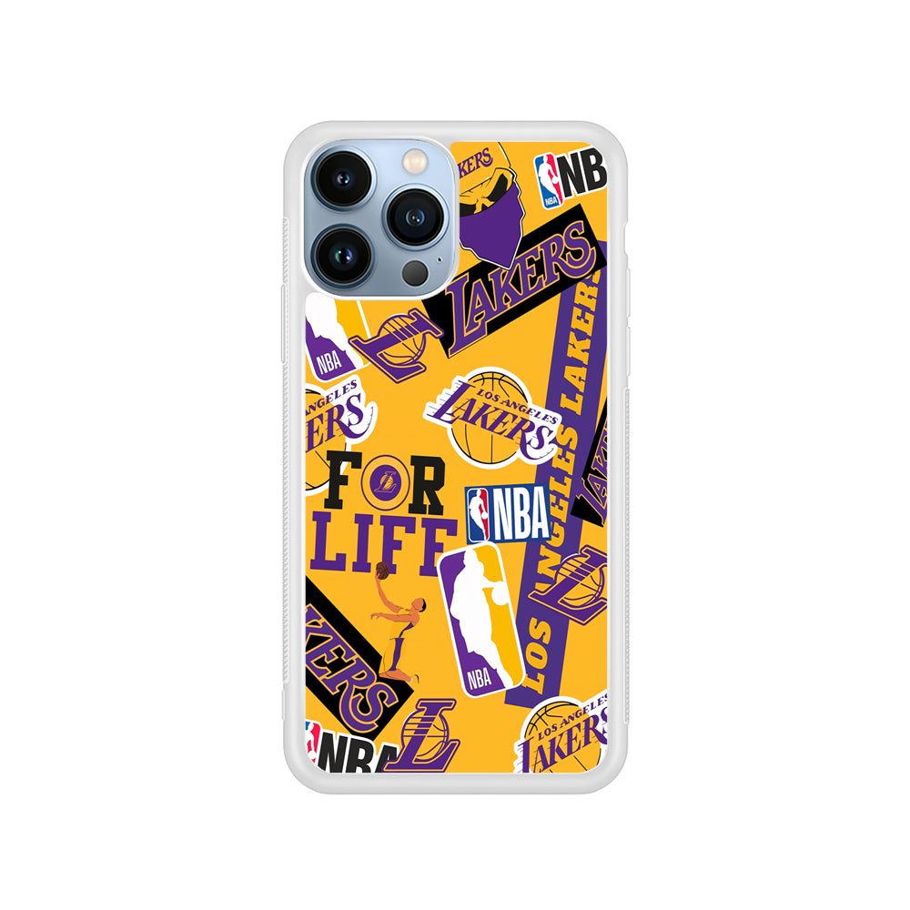 NBA Los Angeles Lakers Pride iPhone 14 Pro Case