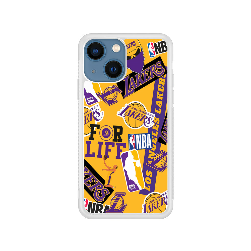 NBA Los Angeles Lakers Pride iPhone 15 Plus Case