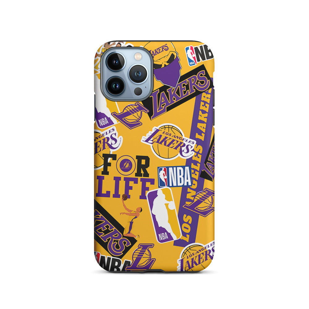 NBA Los Angeles Lakers Pride iPhone 14 Pro Case