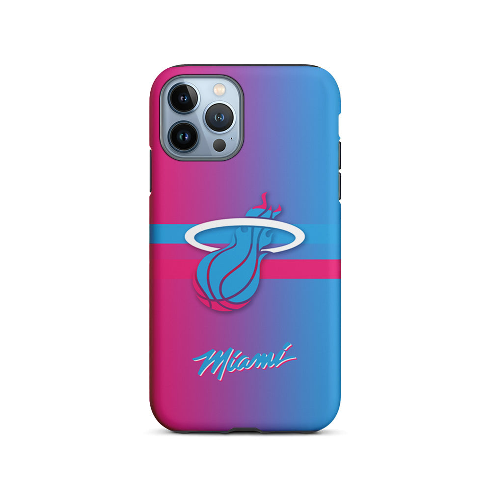 NBA Miami Heat Spectrum iPhone 14 Pro Case