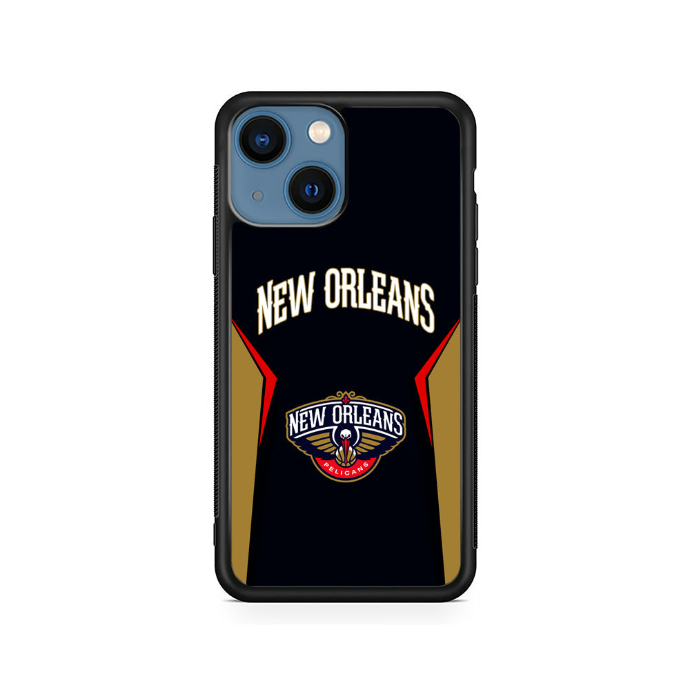 NBA New Orleans Pelicans Jersey iPhone 15 Plus Case