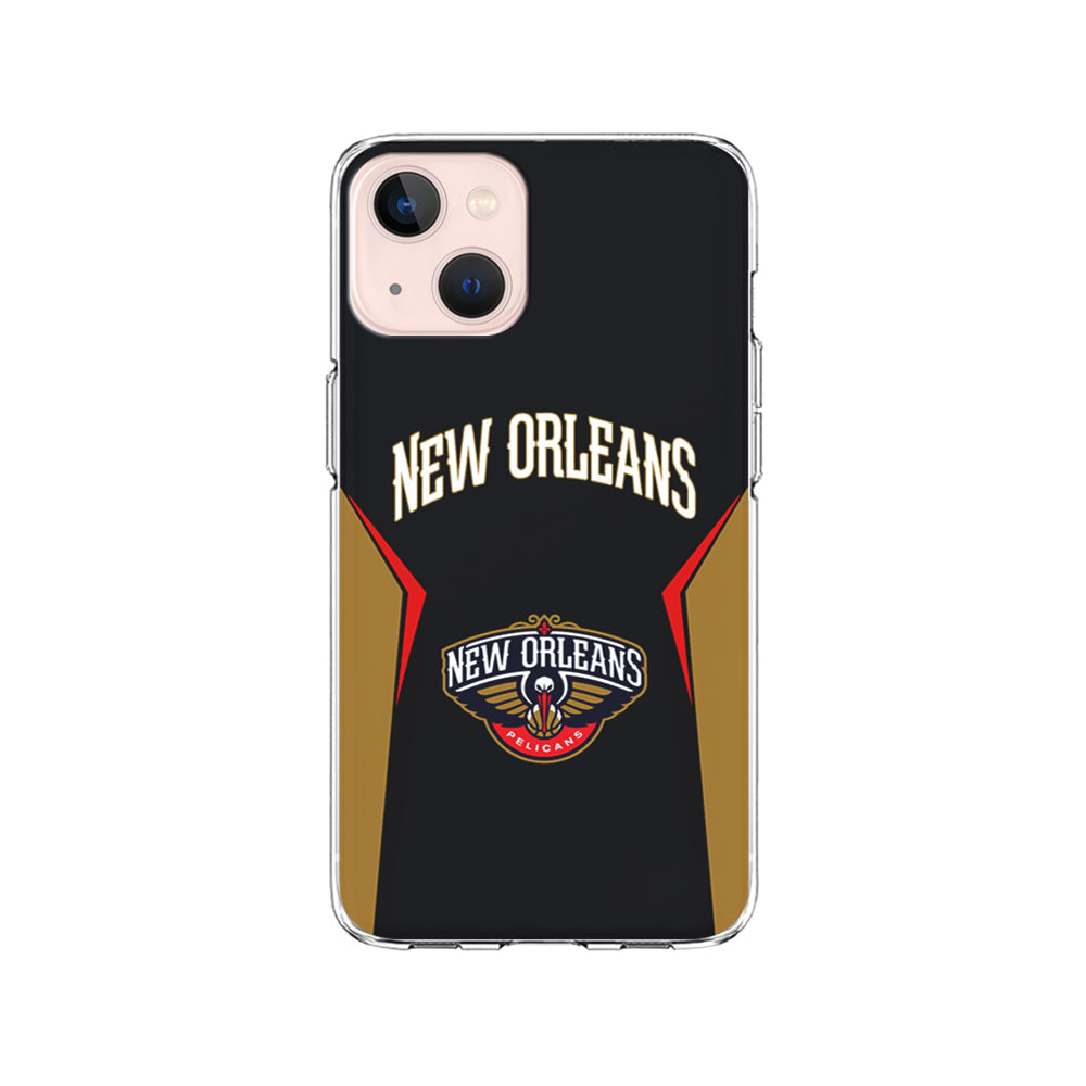 NBA New Orleans Pelicans Jersey iPhone 15 Plus Case