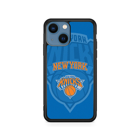 NBA New York Knicks Blue Patern iPhone 14 Case