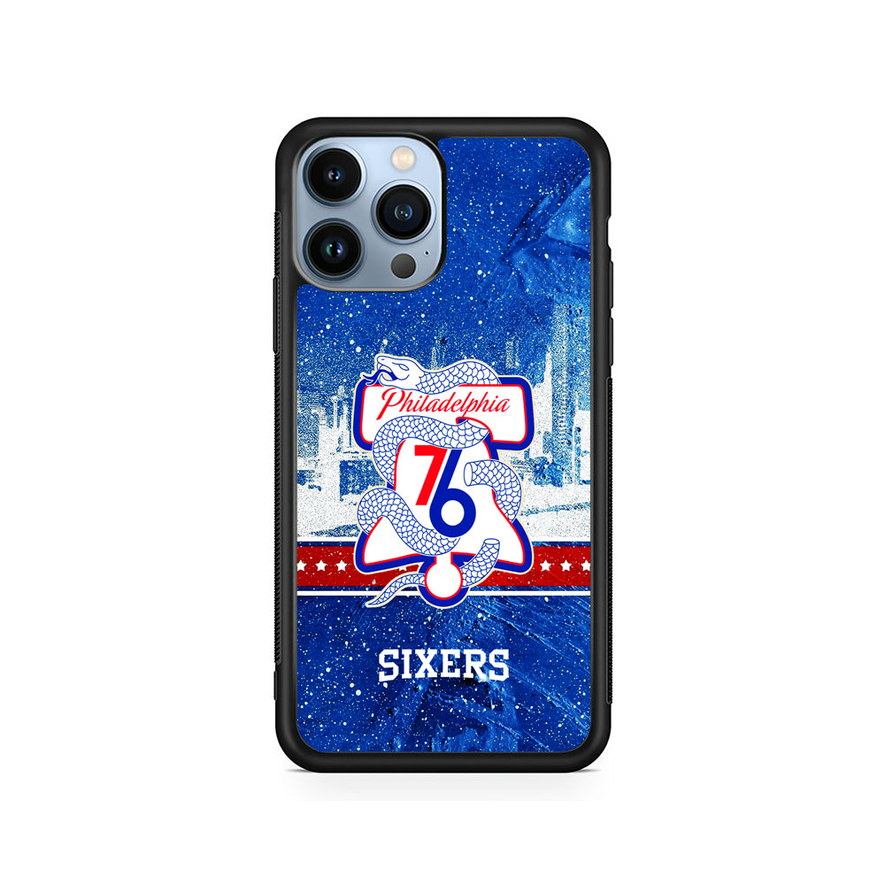 NBA Philadelphia 76ers Sixers iPhone 15 Pro Case