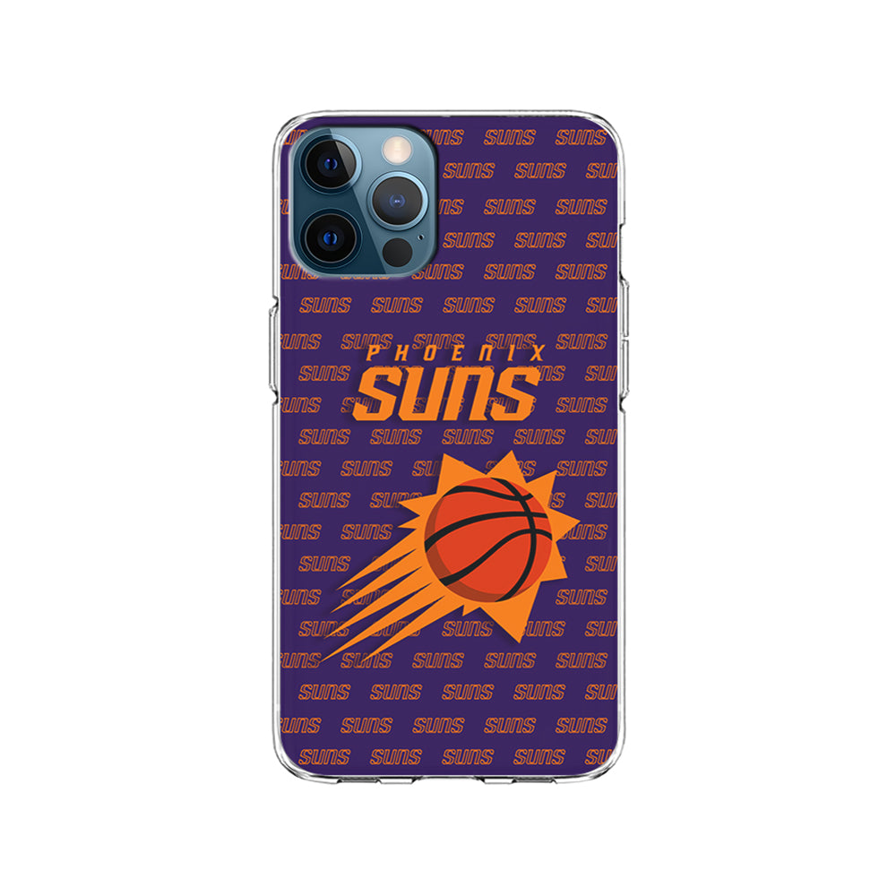 NBA Phoenix Suns Pattern iPhone 15 Pro Case