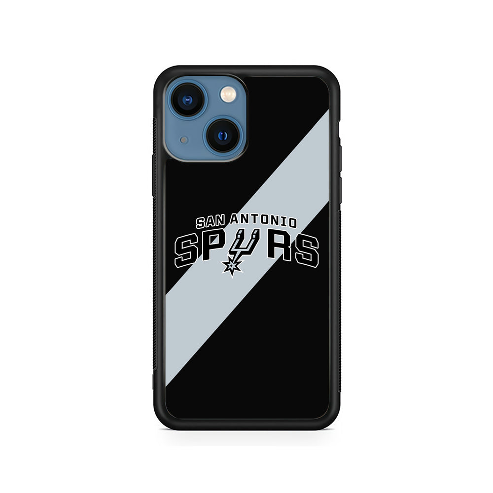 NBA San Antonio Spurs Stripe iPhone 15 Plus Case