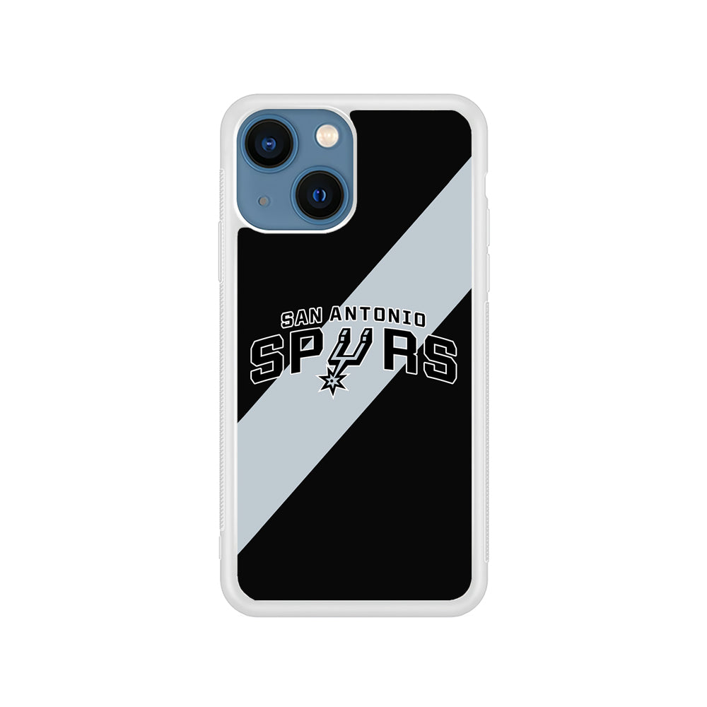 NBA San Antonio Spurs Stripe iPhone 15 Plus Case