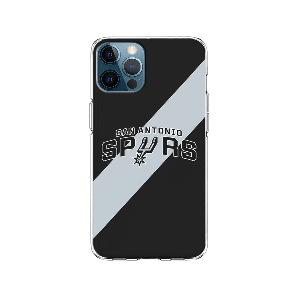 NBA San Antonio Spurs Stripe iPhone 15 Pro Case