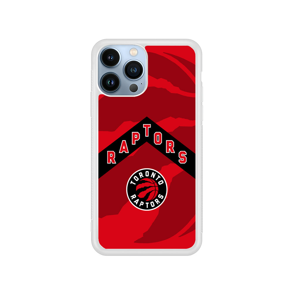 NBA Toronto Raptors Red iPhone 14 Pro Case