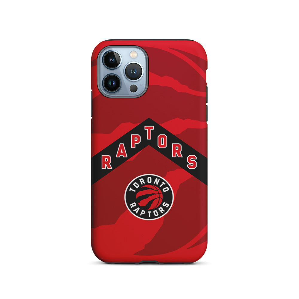 NBA Toronto Raptors Red iPhone 14 Pro Case