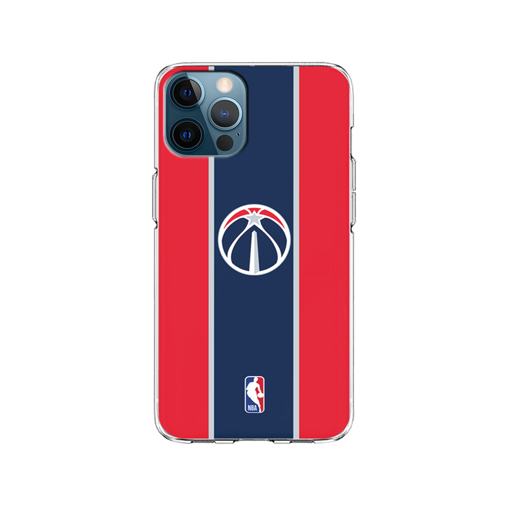 NBA Washington Wizards Stripe iPhone 15 Pro Case