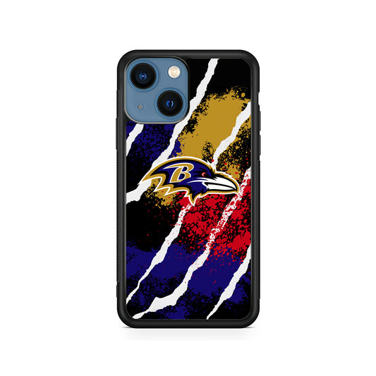 NFL Baltimore Ravens Color Spots iPhone 15 Plus Case