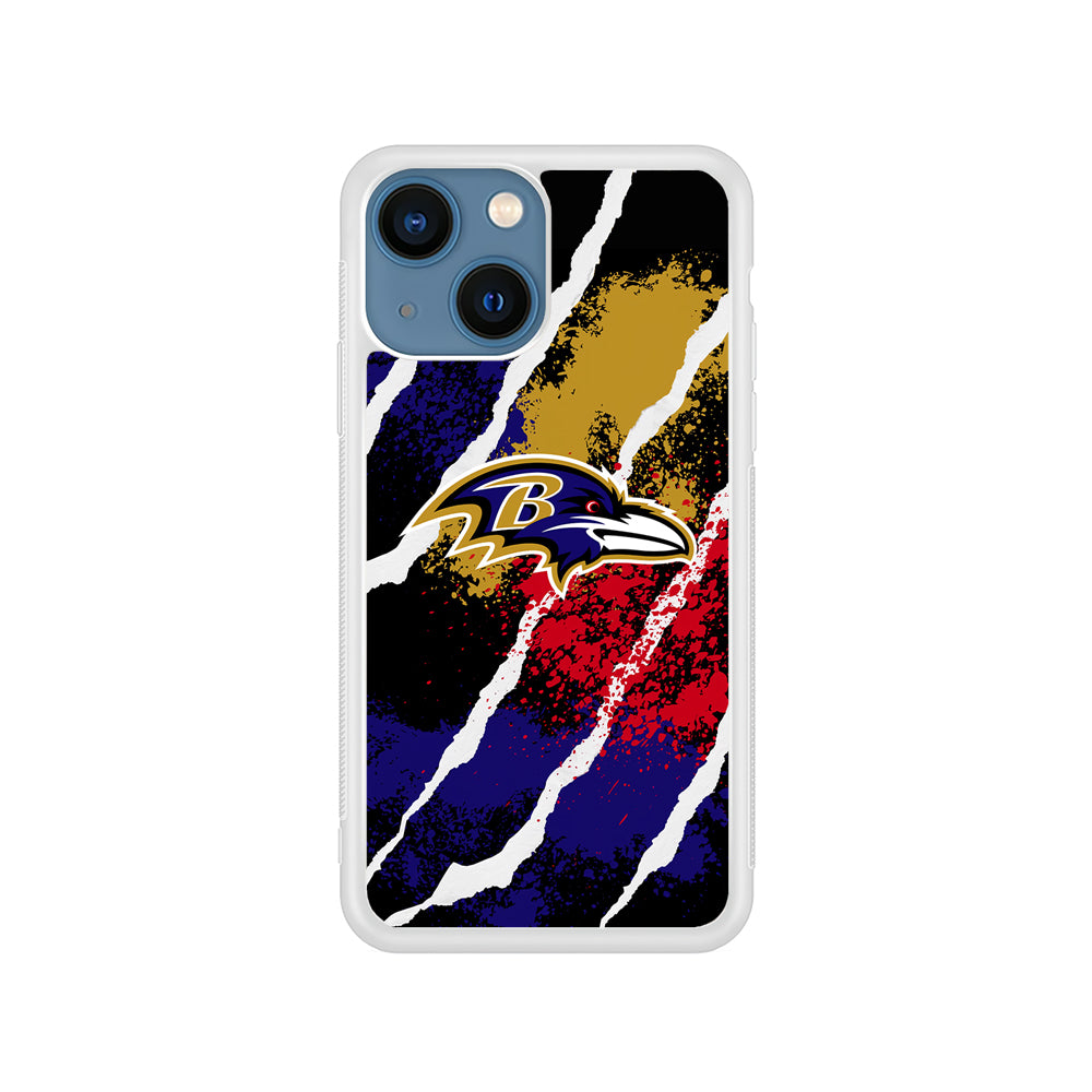 NFL Baltimore Ravens Color Spots iPhone 15 Plus Case