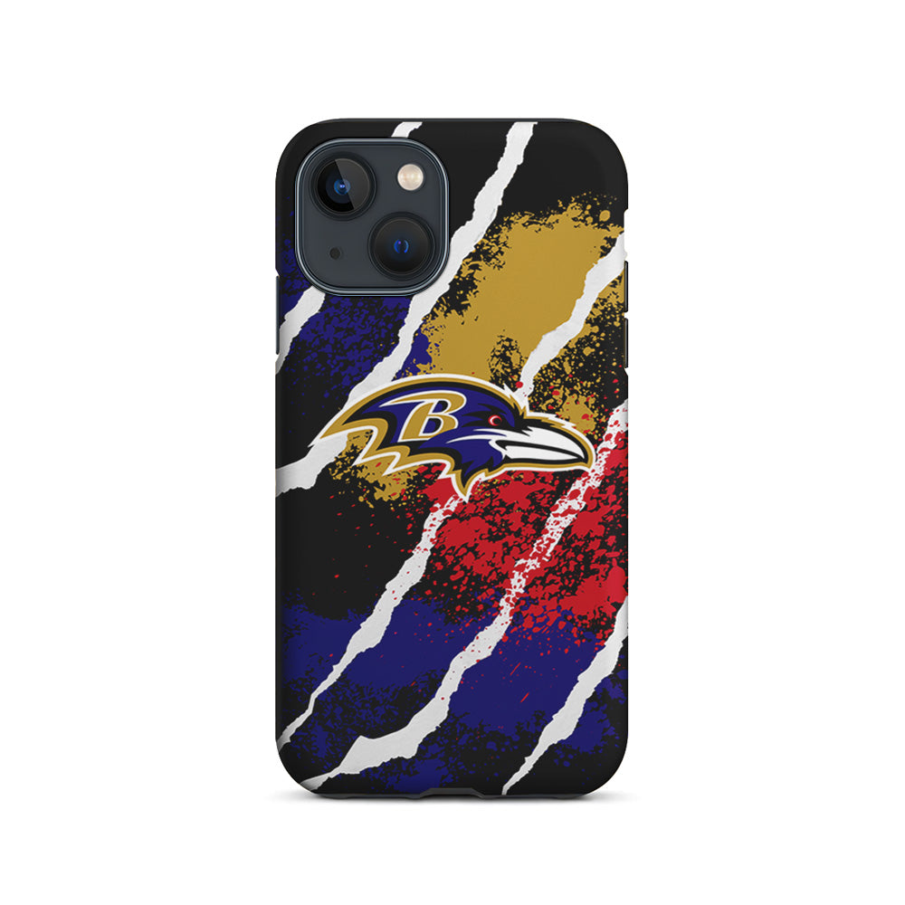 NFL Baltimore Ravens Color Spots iPhone 15 Plus Case