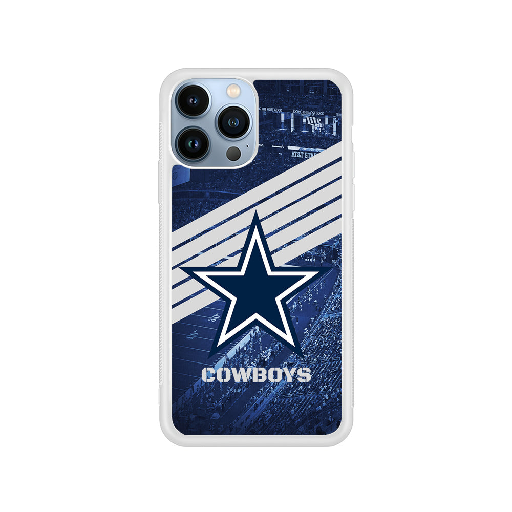 NFL Dallas Cowboys All Blue Stadium iPhone 15 Pro Case